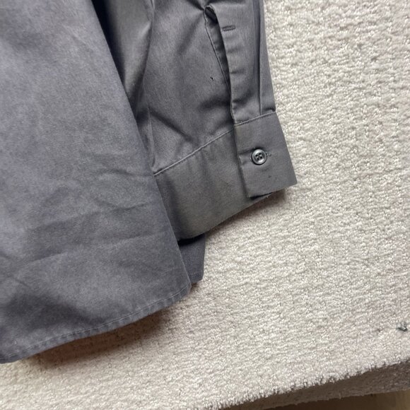 Lot x3 VTG Big Bill Canada Made Work Shirt Men 2XL Grey Long Sleeve Workwear ** - Picture 14 of 16